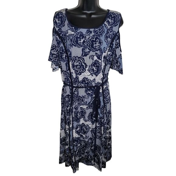Dress Barn Dresses & Skirts - DB Established Stretch Jersey cold shoulder dress size 20